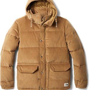 NWT The North Face Men's Sierra Down Corduroy Parka in Utility Brown